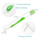 Orthodontic toothbrush-interdental brush for braces